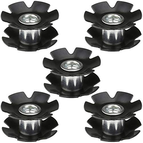 Cyclingdeal 5pcs Star Nut - Mtb Road Ciclismo Bicicleta Auri