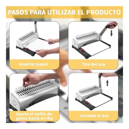 Encuadernadoras Manuales De Espiral Y Perforadoras, Para A4