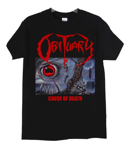 Polera Obituary Cause Of Death Metal Abominatron