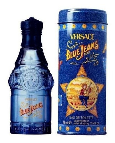 Imagen 1 de 2 de Perfume Versace Blue Jeans 75ml Caballero ¡original Y Nuevo!