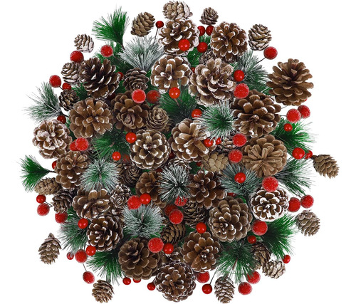 Juego De 232 Coronas De Navidad Hacer Coronas De Pino A...