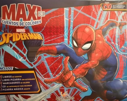 Libros De Cuentos De Spiderman - El Hombre Araña - Maxi Box