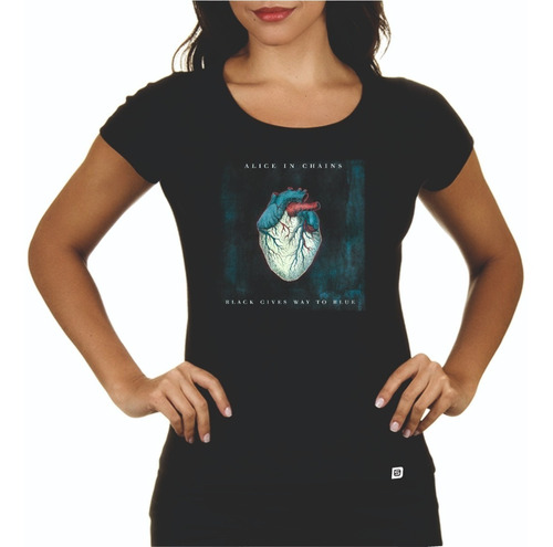 Remeras Mujer Alice In Chains 2 Digital Stamp Dtg