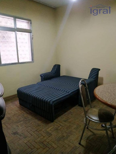 Imagem 8 de 13 de Apartamento Com 1 Dormitório À Venda, 44 M² Por R$ 165.000,00 - Itararé - São Vicente/sp - Ap1317