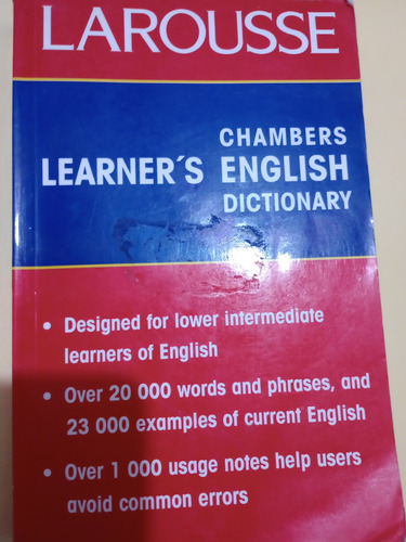 Larousse: Learners Chambers English Dictionary 