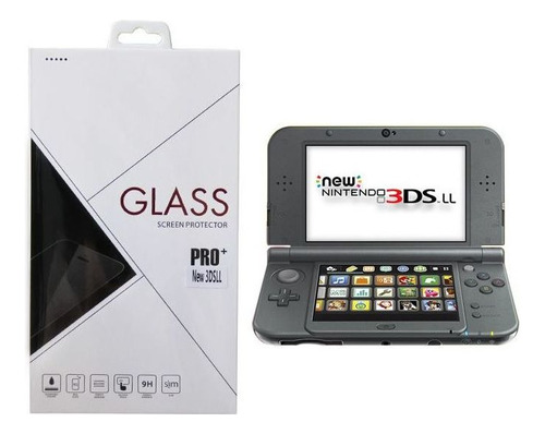 Película De Vidro Glass Pro+ Compatível Nintendo New 3ds Xl