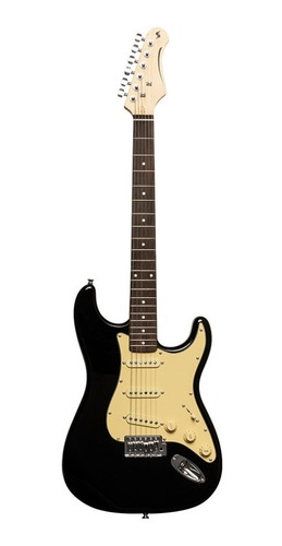 Guitarra Eléctrica Stagg Stratocaster Ses-30 Blk Tipo Squier