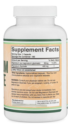 Mineral Quelado 400mg - Apoyo Muscular Y Nervioso