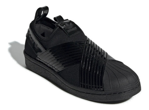 adidas slip on all black