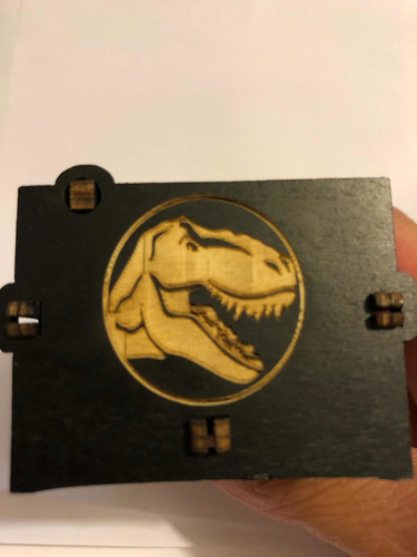 Imagen 6 de 8 de Hermosa Cajita Musical Jurassic Park Con Manivela
