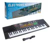Comprar Piano Teclado Electrónico Pilas 54 Teclas Infantil Micrófono