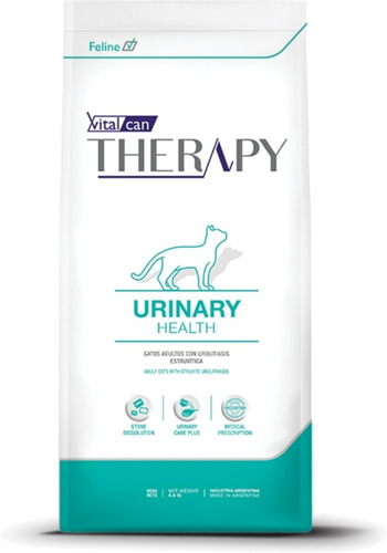 Therapy Vitalcan Feline Urinary Gato 2 Kg Nuska Mascotas
