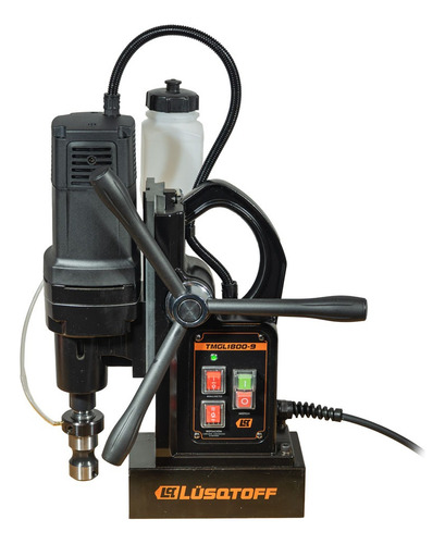 Taladro De Base Magnetica Lusqtoff 1800w 2 Velocidades Color Negro Frecuencia 50 Hz