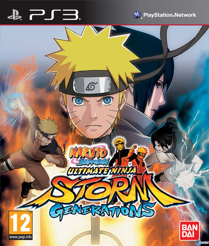 Naruto Shippuden Ultimate Ninja Storm Gen Ps3 Con Cartas (Usado)