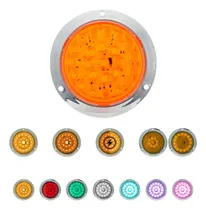 Comprar Plafon 24 Led Redondo Camion Cuarto Estrobo Stop 12-24v