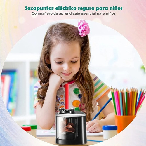 A Sacapuntas Eléctrico - Afilador De Lápices Automático