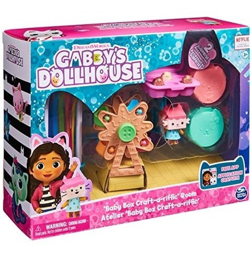 Gabby's Dollhouse Caja De Bebé Gato Craft-a-riffic Sala