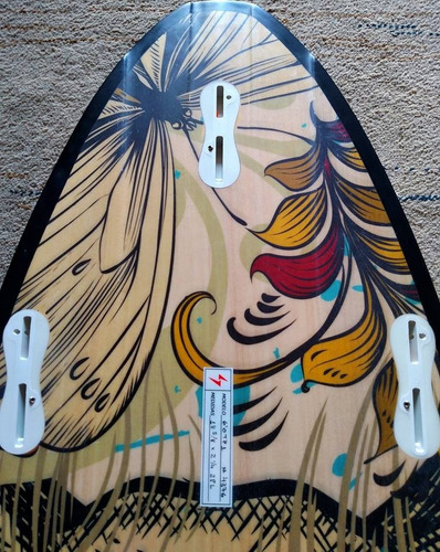 Powerlight Prancha Surf Frete Grátis Fcs2 Arte Deck Waxtrak
