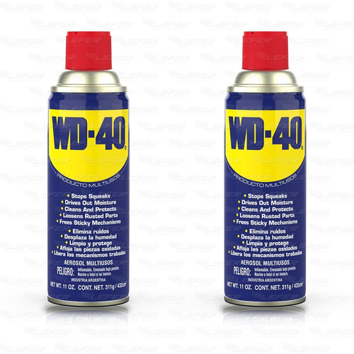 Wd-40 Lubricante Multiuso 311g Antioxido Pack X 2 Unidades