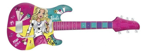 Barbie Guitarra Fabulosa C Funcao Mp3 Player - Fun F0004-5