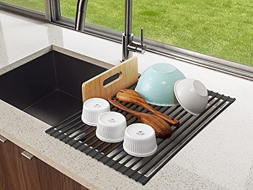 Zulay Kitchen - Escurridor De Platos Enrollable Grande - Var