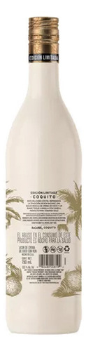 Pack De 6 Licor De Crema Bacardí De Coco Con Ron Coquito 750