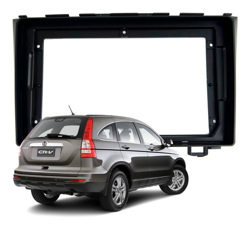 Moldura Painel 9 Polegadas Honda Crv 2008 À 2011 Fiamon 4141