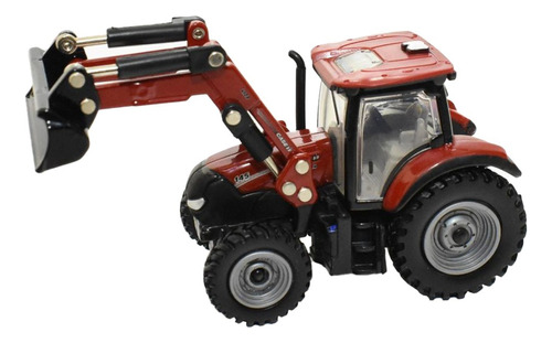 Miniatura Trator Ertl 145 With Loader Escala 1/64 (44148) Cor Vermelho