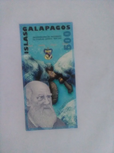 Billetes Polímero Islas Galapagos - 500 Nuevos Sucres - Unc