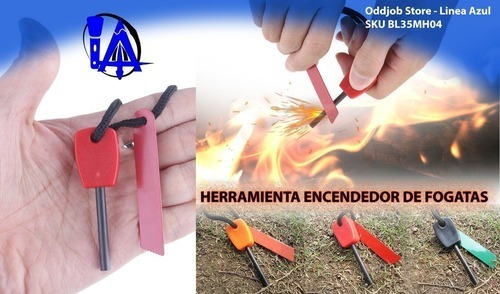  Dos Encendedores De Palo De Cerillo Magnesio Herramienta 