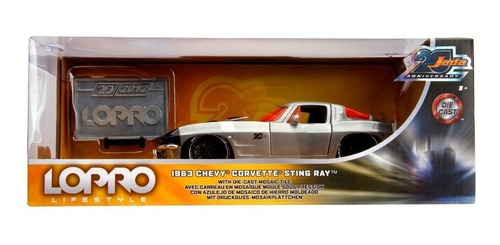 Jada Auto 1963 Chevy Corvette Die Cast 1.24 Tm1 54097 Ttm