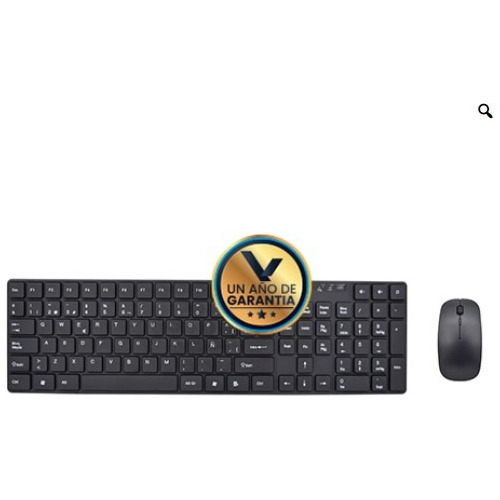 Kit Combo Teclado Y Mouse Negro Inalambrico Fc-7012