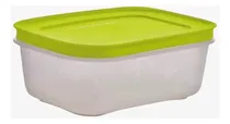 Comprar Taper Para Freezer. Practifreezee Frozen 450 Ml. Tupperware Transparente Y Verde Lima