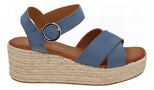 comprar Huarache 52176pv Fresco Cosido Rafia Yute Mecate Alto Correa