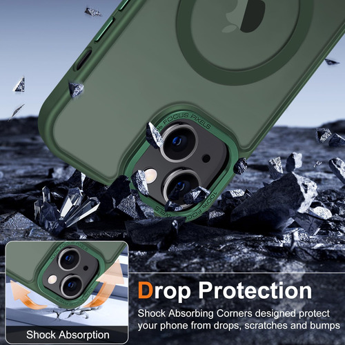 Capa Hython Para iPhone 15 Plus Capa Magnética Translúcida