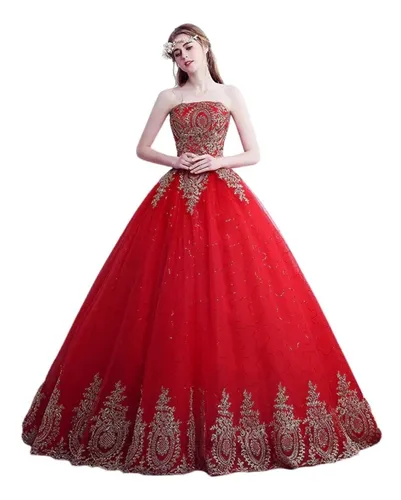 Rojo Quinceanera | MercadoLibre 📦