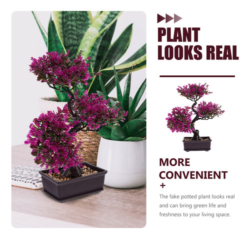 Macetas Artificiales Para Interiores Con Plantas Falsas Bon