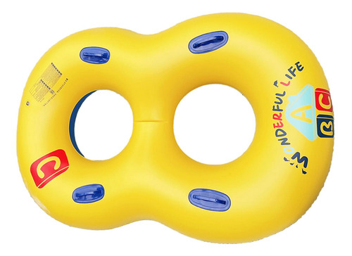 Flotador Inflable Para Piscina Con Doble Anillo De 8