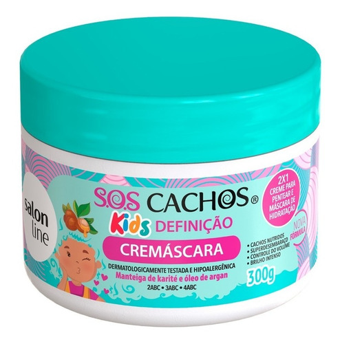 Creme Máscara Sos Cachos Kids Definição Salon Line 300g