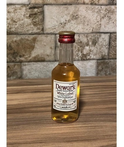 Whisky Dewars White Label 50ml Miniatura Pocket