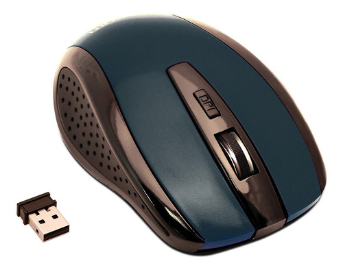 Mouse Inalámbrico 2.4 Ghz Argom Mod. Argms0032 Azul