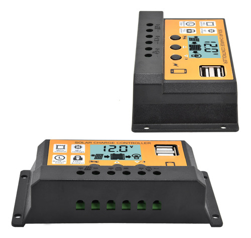 Controlador De Carga Pwm De 3 Etapas, Panel Solar Inteligent