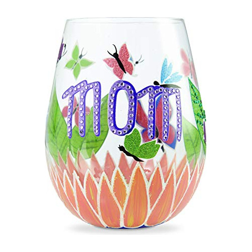 Enesco Designs By Lolita Mom You Helped Me Fly Copa De Vino 