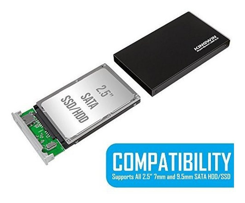 Carcasa Externa Usb 3.0 Para Ssd/hdd De 2.5  - Azul