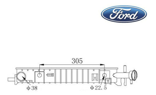 Tanque De Plastico Para Radiador De Ford Windstar 96-00