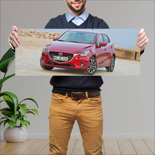 Cuadro 30x80cm Auto 2014 Mazda2 Auto 57