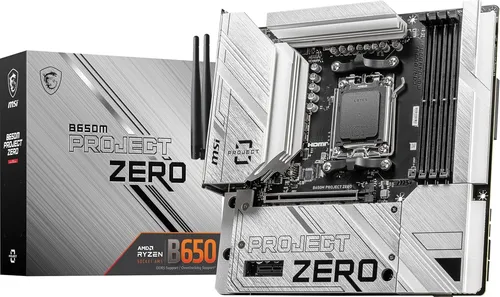 comprar Placa Mãe Msi B650m Project Zero Ddr5 Socket Amd Am5 Chipset