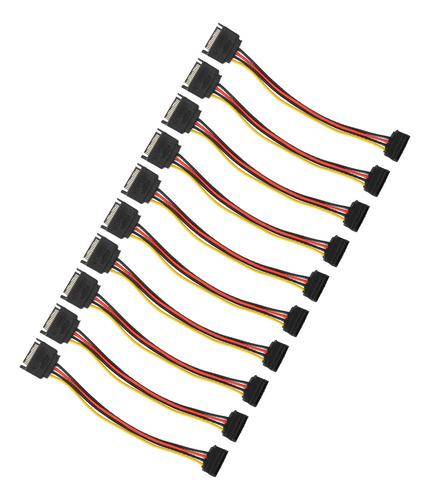 Adaptador De Corriente, Paquete De 10 Cables De 15 Pines, 90