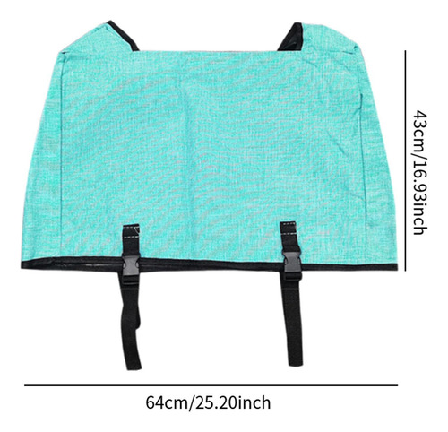 Cubierta De Carro De Carro De Carro Plegable Azul Claro