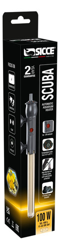 Calefactor Scuba Sicce 100w -preciso, Fiable Y Ultra Delgado